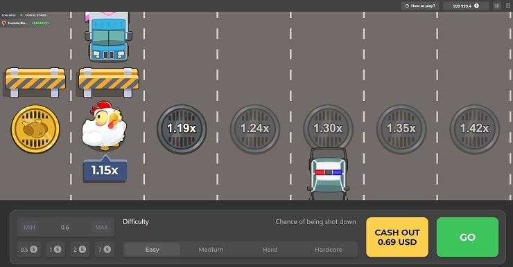 Главный экран игры Chicken Road 2