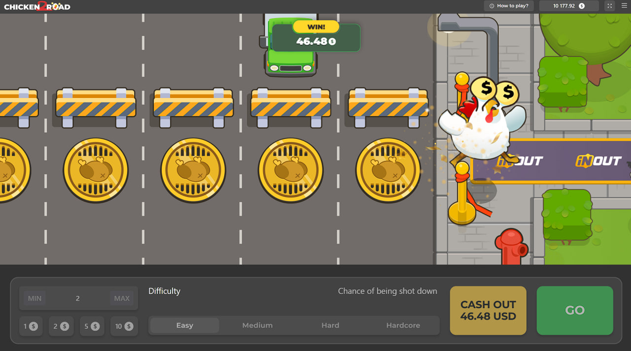 Игровой процесс Chicken Road 2